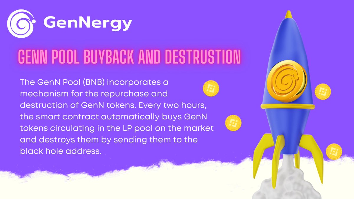 This process helps reduce the supply of #GenN tokens, potentially impacting the BNB value in the pool. 

#BNB #liquiditypool #MintFI #Web3 
#Minttoearn #CryptoCommunity