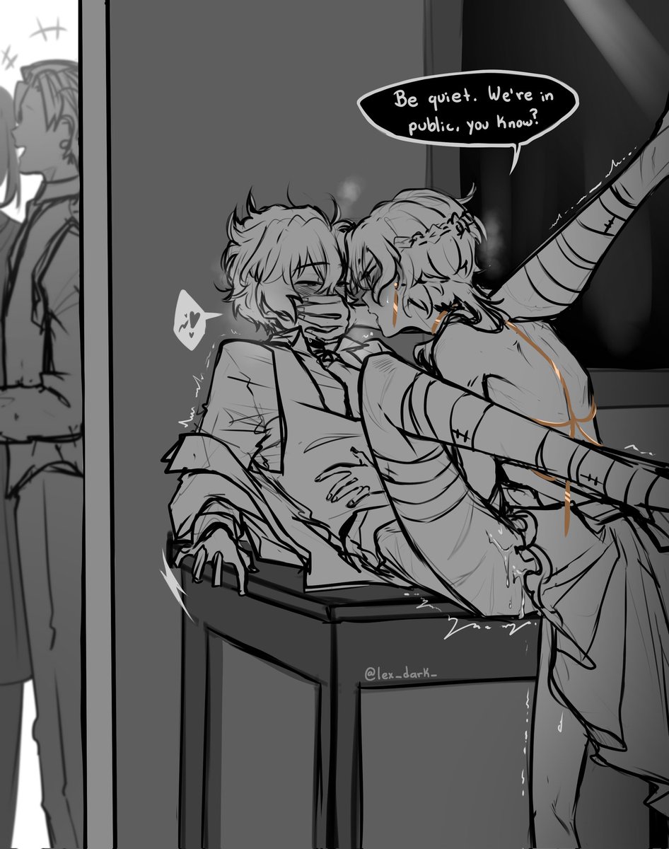 NSFW 🔞
Day 2 — Undercover mission + “Be quiet. We're in public, y'know?” + Dress 👗 NakaDaza

#bottomdazaiweek