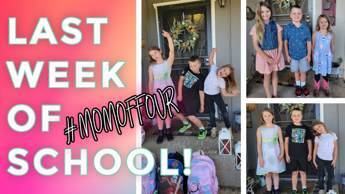 TLifeDailyVlogs's tweet photo. Mom of 4: LAST WEEK OF SCHOOL!
https://t.co/XK61kybThN https://t.co/G5KXOgxDHk