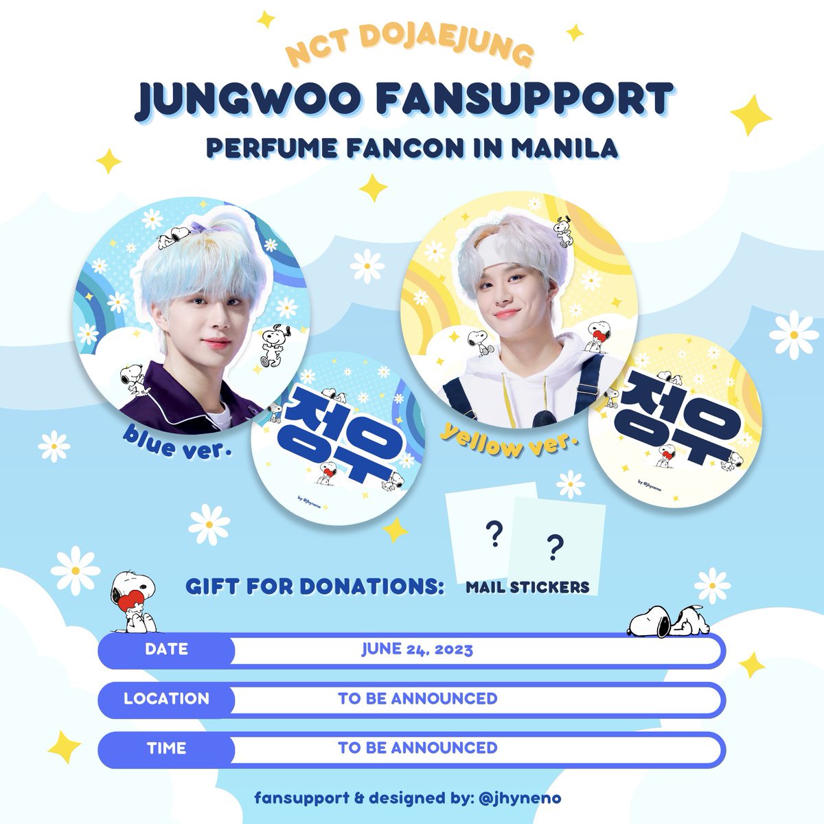 nct dojaejung #정우 fansupport ✨🐶
by @jhyneno 

✿ like, rt & mbf, show proof on dday
✿ limited qty, strictly 1:1 
✿ time & loc: tba
✿ open for donations & trades

#JUNGWOO 
#NCTDoJaeJung_Manila #DJJ_PerfumesManila #NCTDoJaeJungwithVIU