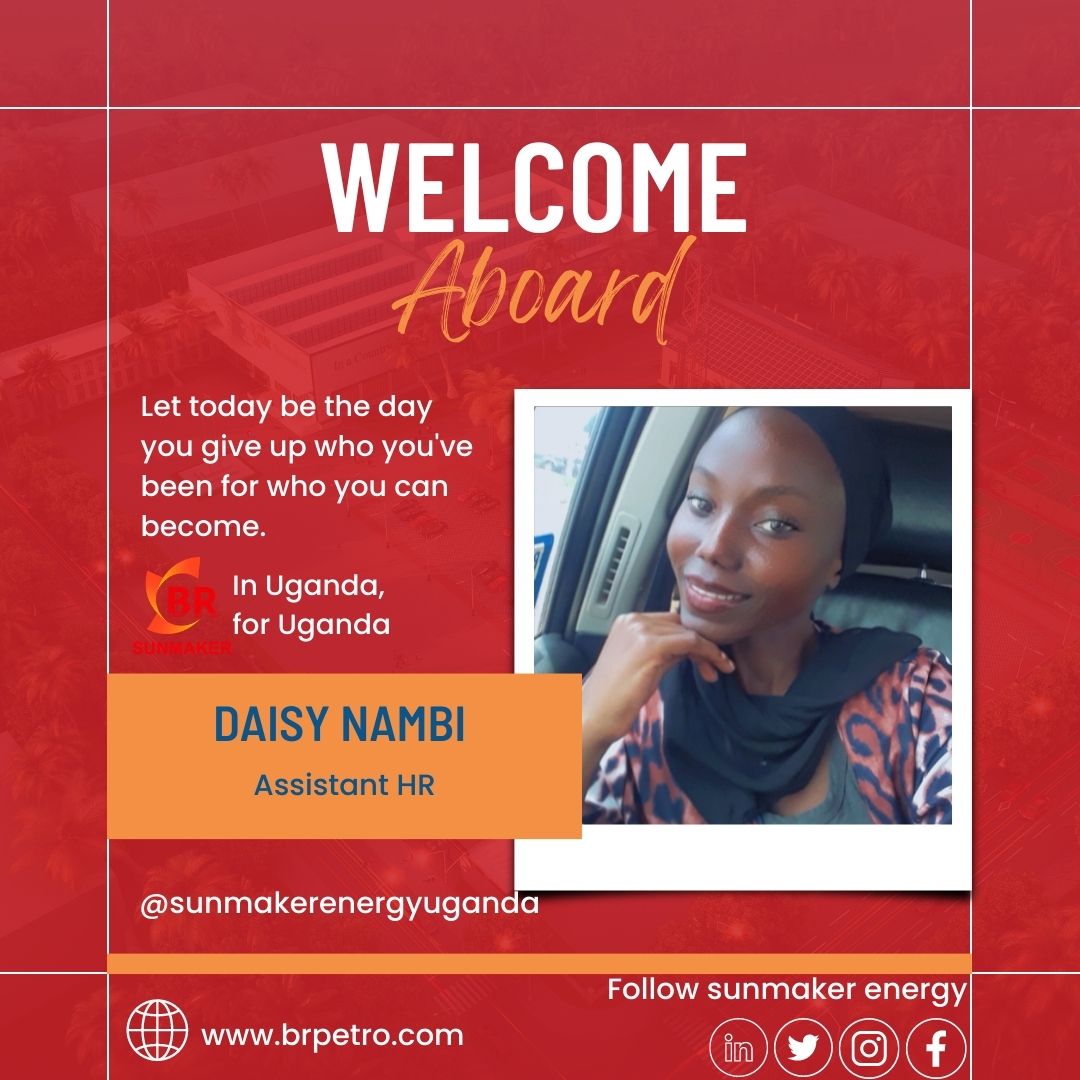 Welcome Aboard Daisy Nambi. We're thrilled to have you join our team.
#opportunities #oilandgas #team #jobs2023 #hr