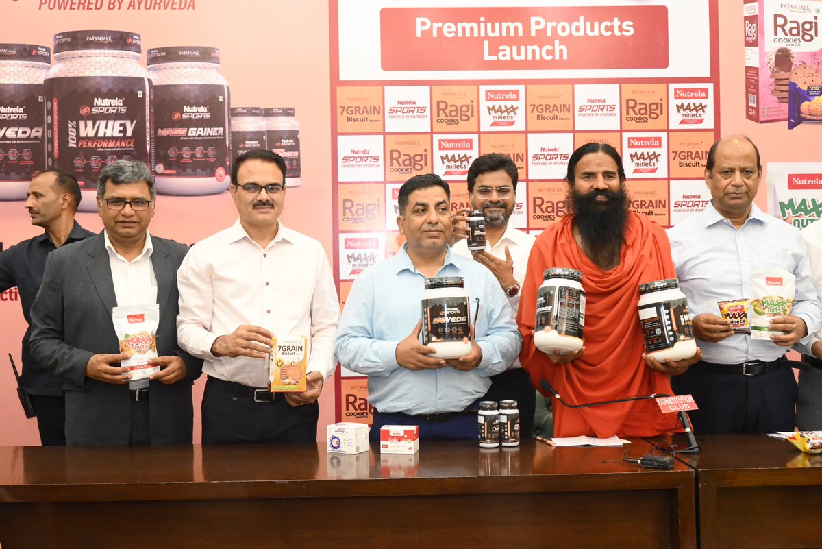 Patanjali_foods's tweet photo. Congratulations to all the businesses involved for their contribution to the remarkable success of the launch.

#NutrelaPremiumProducts #PatanjaliFoods #launch https://t.co/55JcaHTkg2