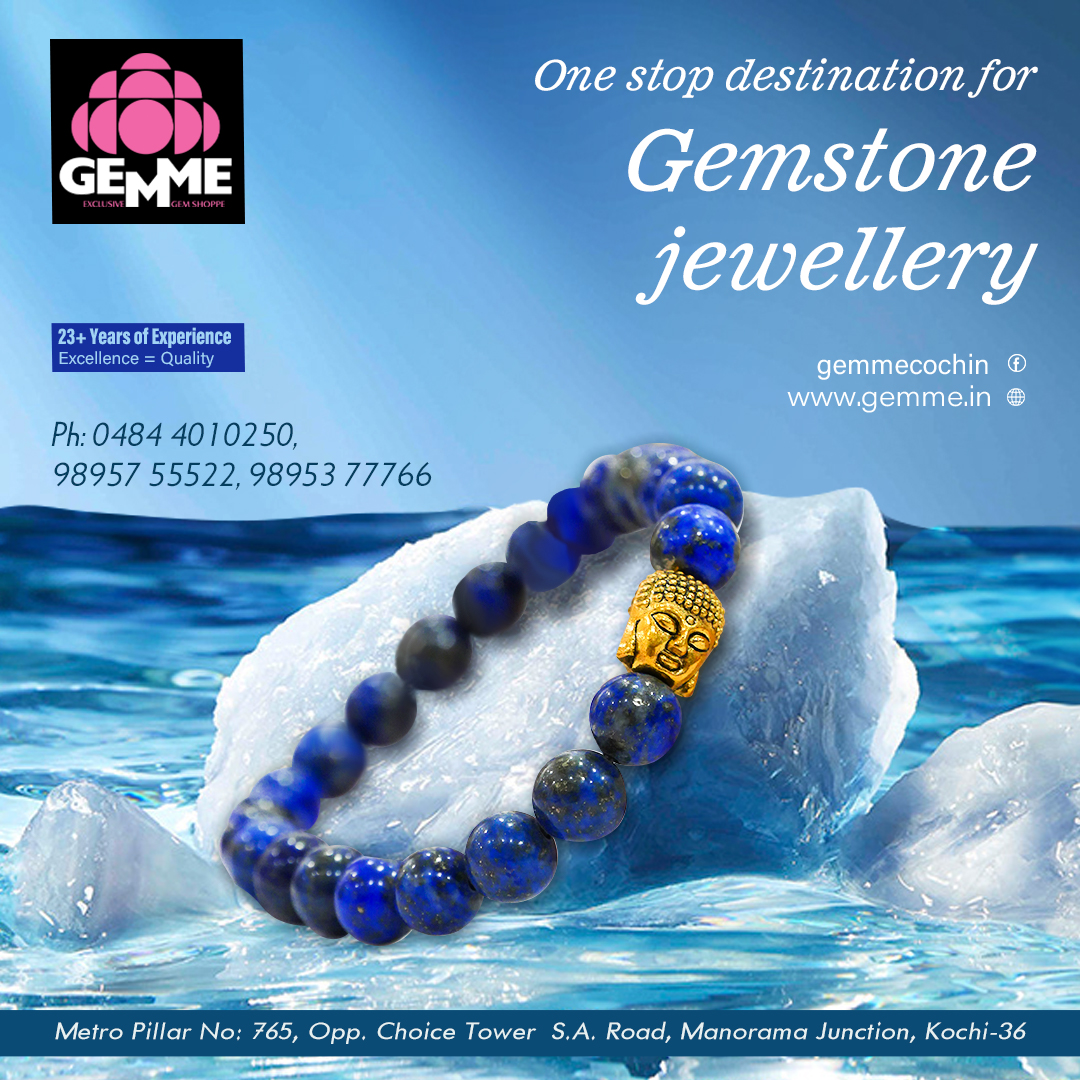 Feel deeper into your soul with these vibes of blues from Gemme💙

Contact : 98957 55522 / 98953 77766

#GEMME #bracelets #stonebracelet #bluestones #gemstones #gems #gemstonejewellery #gemstonejewelry #jewellery #jewelleryfashion #jewellerytrends #gemstore