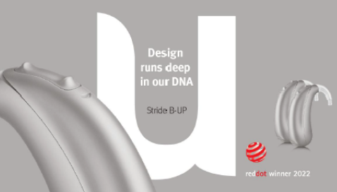 hearbuy's tweet image. Unitron is proud to announce that Stride B-UP, our Ultra Power BTE, is now our 8th hearing instrument to win a prestigious Red Dot Award. Learn more about the latest milestone in our legacy of award-winning design. 
#hearingaids #unitron