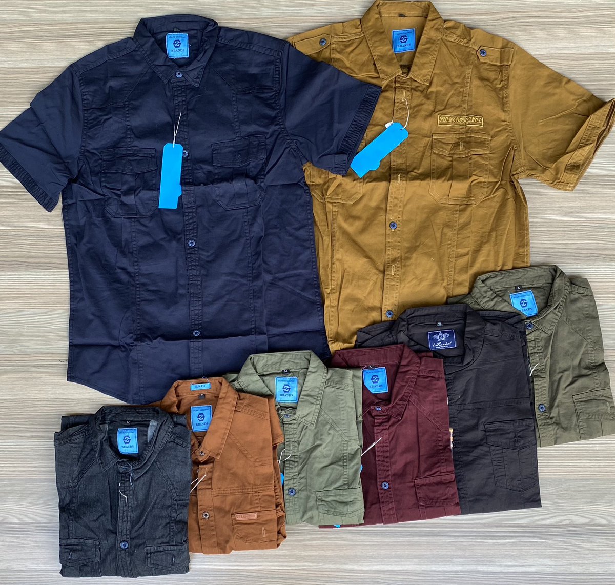 Short sleeved shirts are available <a href="/MeythasPalace2/">Meytha'sFashionPalace💋</a> at 30,000 ug shs
Wholesale available too.
#MeythasFashionPalace 🫦