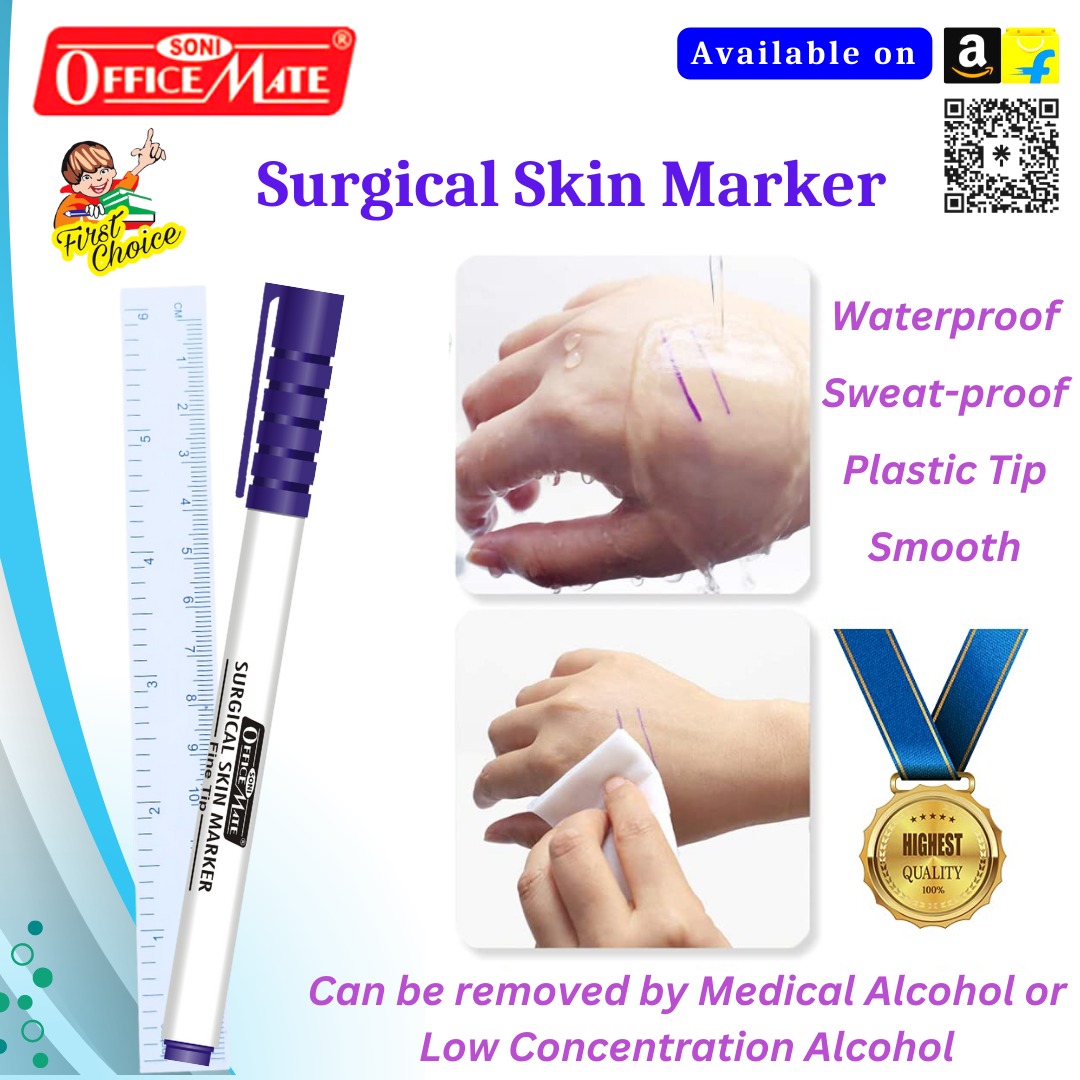 Surgical Skin Markers
#soniofficemate #surgery #surgeryinstruments #surgerical #marker #markerpen #markers #hospital #hospitality #patient #patientsafety #patientcare #eyehospital #eyehospitalindia #skinsurgery #surgical #surgicalmarker #surgicaltechnologist