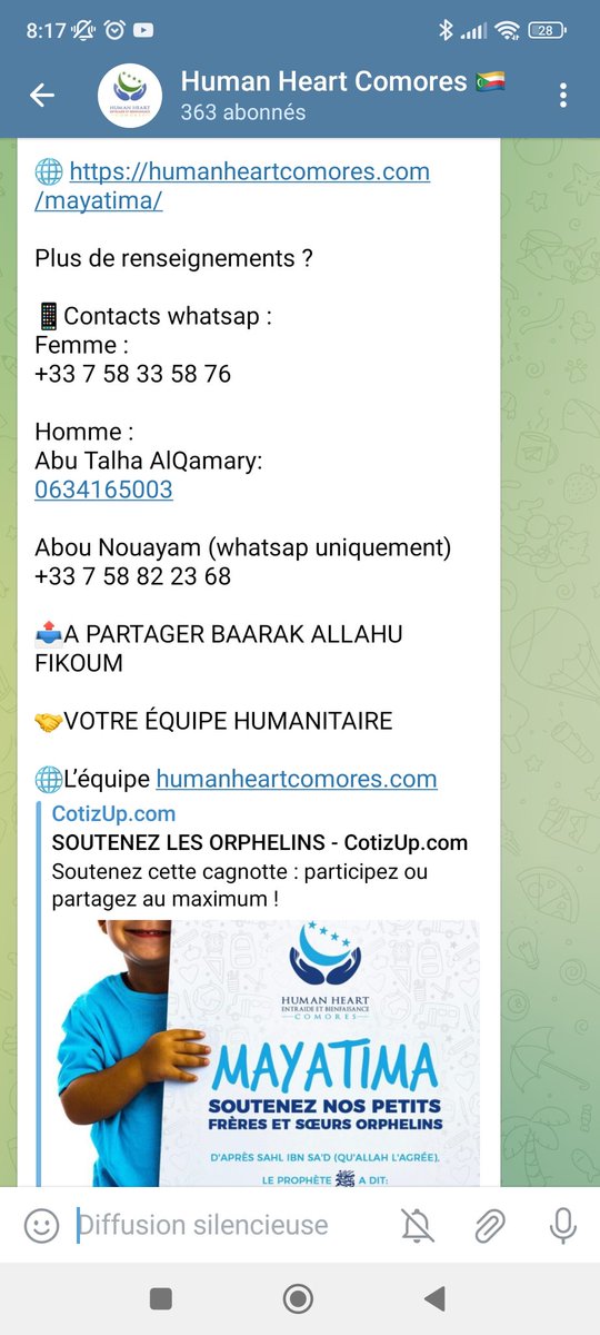 HumanHeartCom's tweet image. t.me/HumanHeartComo…
#comores
#puits
#DhulHijjah 
#mayatima