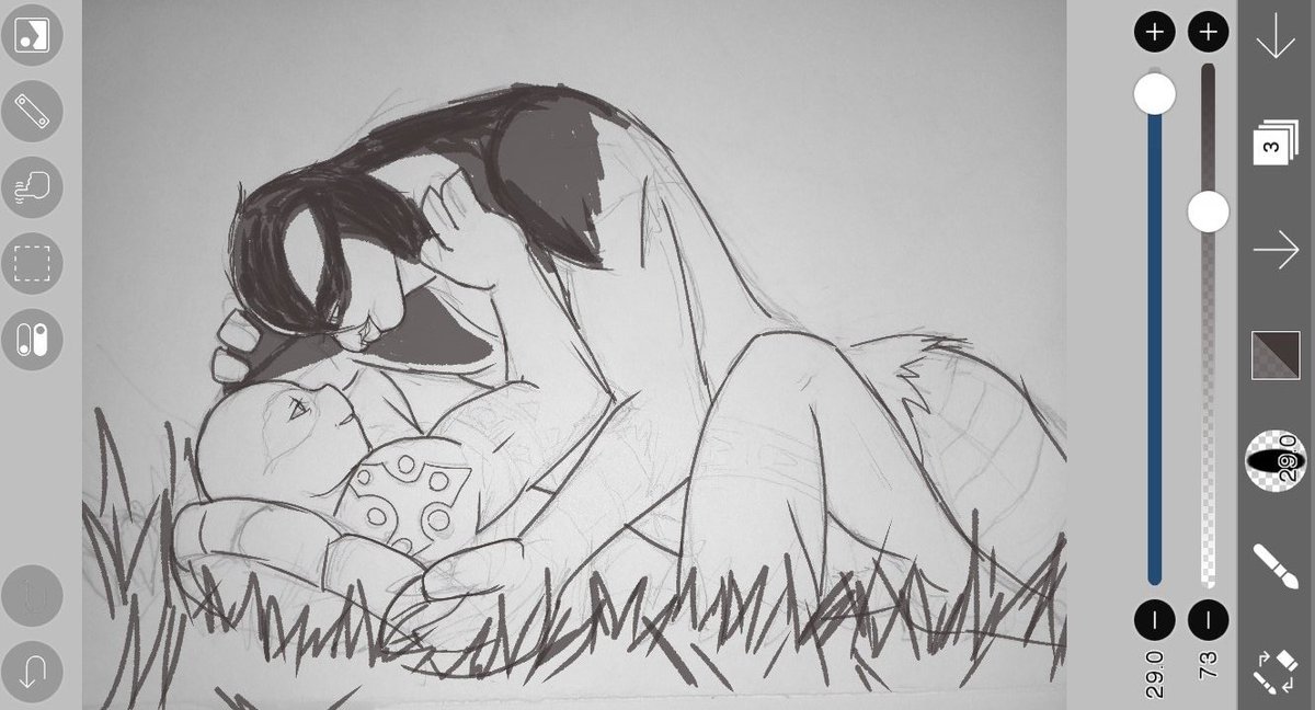 Minos336's tweet photo. Wip #Leoya is My confort zone this days .
Future Dad Leo and Auntie Koya 🦅❤️🐢
#leoya #Koya #koyatmnt #Leo #LeoHamato #Leotmnt #Leonardotmnt #alternativefuture #Sketch #IbisPaintx https://t.co/C1YUf8ViB7