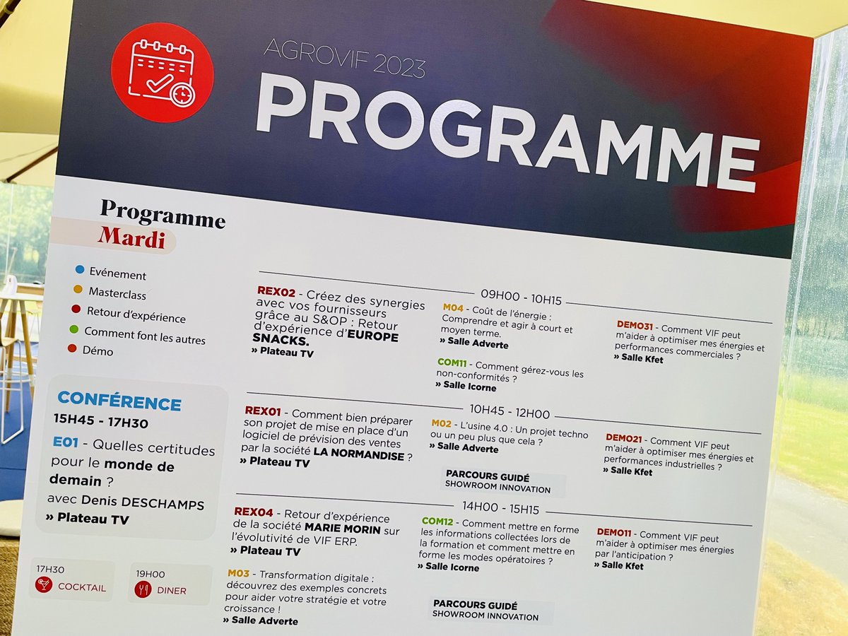 [#AGROVIF16] Welcome Home 👋 Jour J 😃
« Mettons nos énergies en synergie » REX, Master classes, Showroom, démos, table ronde, conférence. Go ! Suivez la journée sur Linkedin : linkedin.com/company/vif/my…