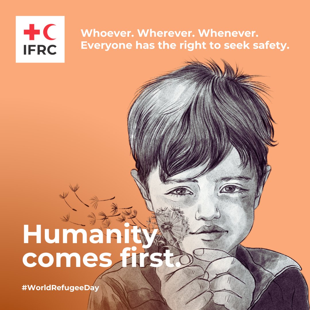 Today is #WorldRefugeeDay. 

Whoever. Wherever. Whenever. 

Everyone has the right to seek safety. 

Humanity comes first.