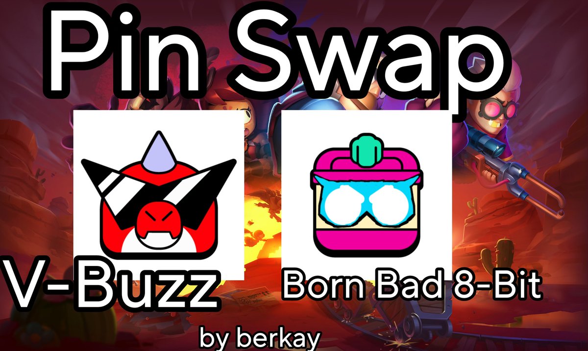 berkays_08's tweet image. Pin Swap
:V-Buzz
-Born Bad 8-bit

@BrawlStars #makeapins #BrawlStars #pinswap #makeapins #BrawlStarsArt
#8bitbrawlstars
#buzzbrawlstars