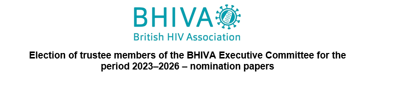 FOUR Trustee vacancies @BritishHIVAssoc currently available, inc New Consultant Dr's rep. Closing date for self nominations this Friday! Please think about standing - info @DrYGilleece @ipso_reevo @DrNickyMackie bhiva@bhiva.org or any Exec Committee member bhiva.org