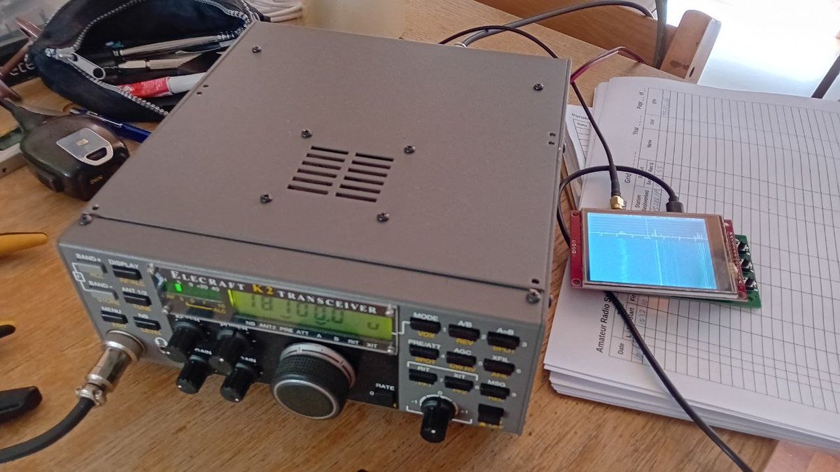 OM Luca #IW2NDH  recently announced that his standalone #Panadapter was ready for release and could be ordered. So I ordered one for my #Elecraft #K2 and added a page on my website about nifty little piece of #tech. 

ph2lb.nl/blog/index.php…

#hamradio #qrp