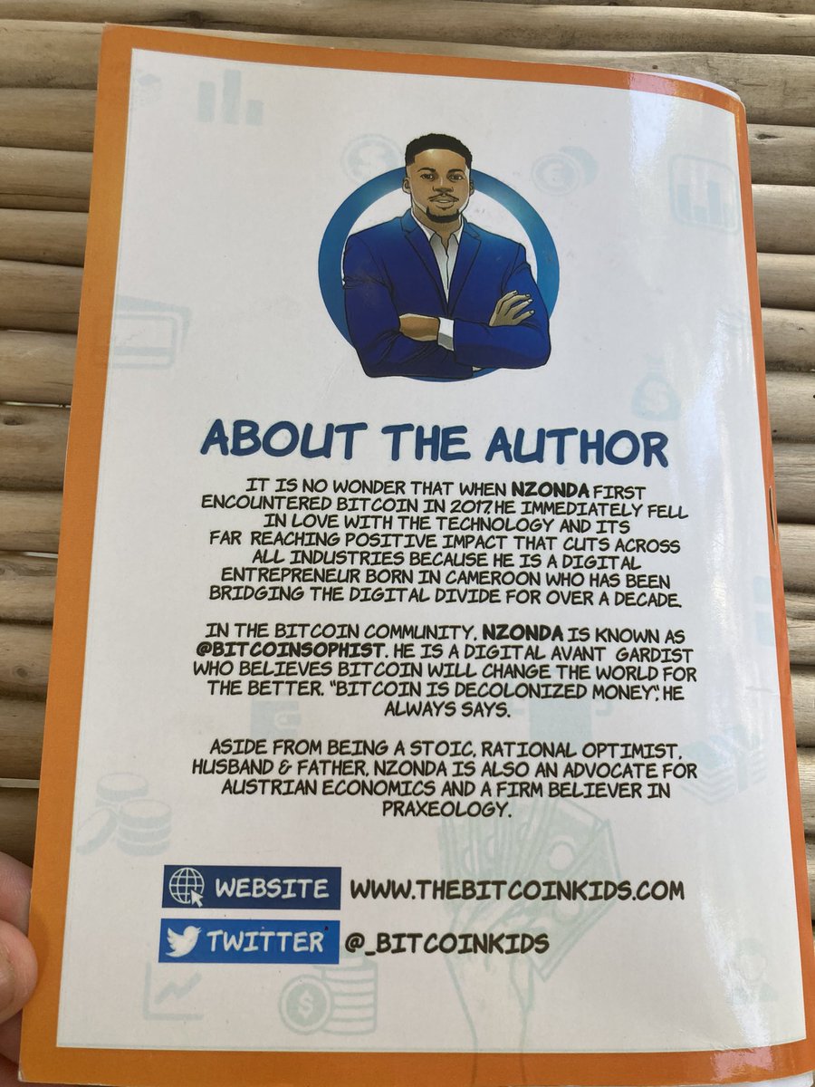 Finally got my copy of #BitcoinKids created by <a href="/BitcoinSophist/">Nzonda Fotsing Sr</a> 📖🇨🇲 

My little one loved the #TheLittleHolder comic and asked for another #Bitcoin book, so here we are. 😁

Big thx to <a href="/MasterGuantai/">Masterguantai</a> for getting me the comic. 🙏🏼