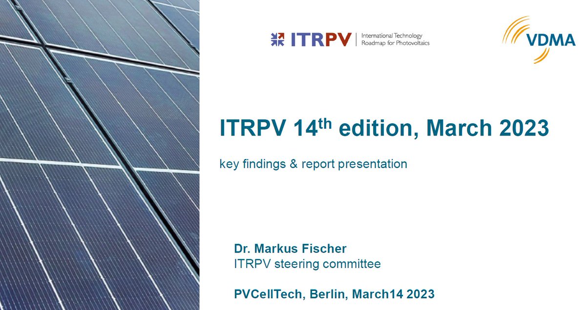 A thread on PV expectations for the coming ten years:
higher efficiences and lower costs due to a host of new technologies.

My take-away: the solar energy hurricane is still gaining strength.

(Based on the VDMA/ITRPV roadmap: vdma.org/international-…)