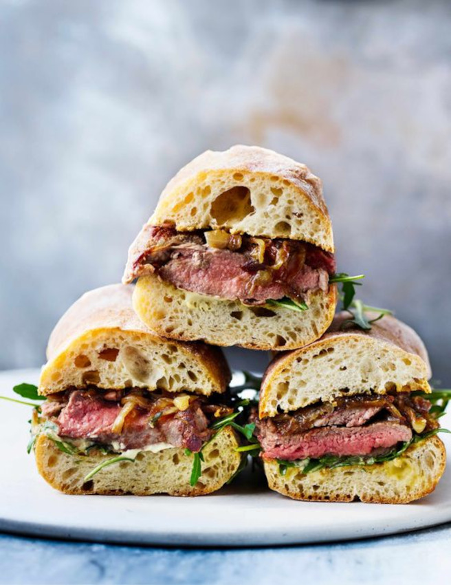 Steak and caramelised onion sandwich!
recipe @ olivemagazine.com/recipes/family…
