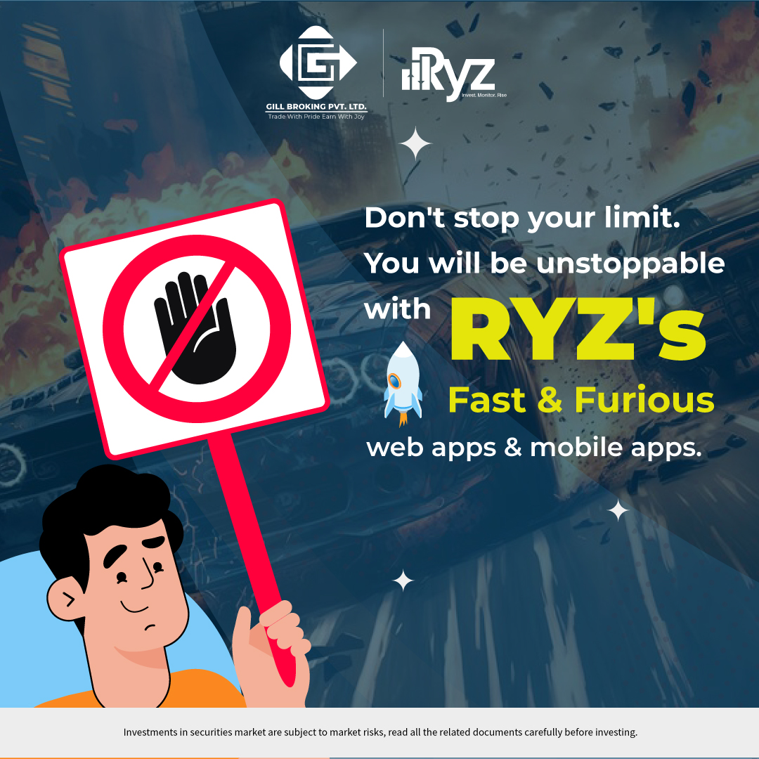 🚷 Don't stop your limit. You will be unstoppable with RYZ's fast & furious 🏎 web apps 💻 & mobile apps📲

Please fill up the form▶️ forms.gle/vy1KXoWCb2XPSs…

#gillbroking #newwebsitelaunch #sharemarketindia #trading  #strategy #TradingView #share #like #tradelikeapro #thankyou