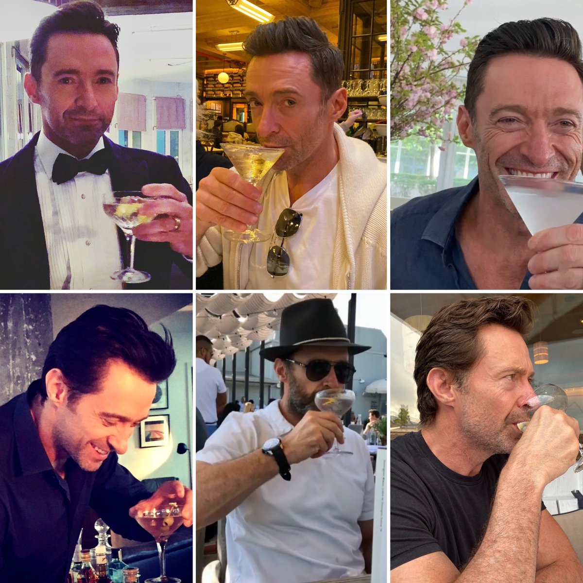 We can’t let National Martini Day pass by without a few pics of Hugh enjoying his favorite drink. 🍸

#hughjackman #nationalmartiniday #martini #martinimonday 

📷: Hugh Jackman