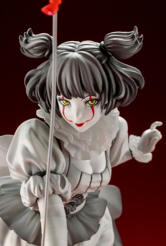 'We all float down here. You'll float, too.'

The masterpiece that was reinterpreted into a bold design by Shunya Yamashita and sculpted by Yoshiki Fujimoto, Pennywise, rejoins the HORROR BISHOUJO series in a new form!

Preorder now - bit.ly/Pennywise-Bish…