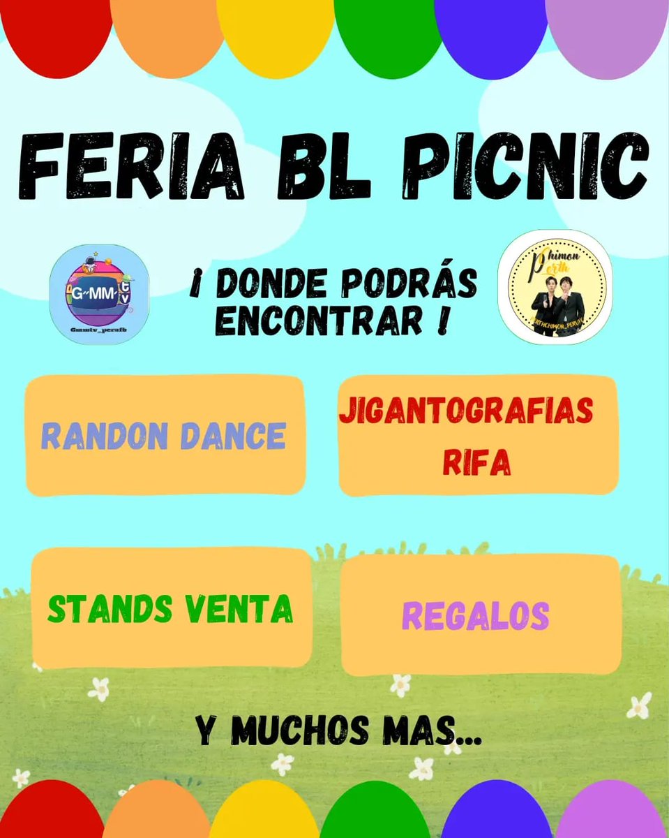 PerthChimon_pe's tweet photo. FERIA BL PICNIC 
Día: 25 de Junio
Hora: 2:00 - 5:00
Lugar: parque cervantes 
Dónde podrás encontrar merch oficial como fan made de las series BL y k-pop.
#bl #boysloveperu
#thaieventsperu
#girlsloveperu #thailand 
#thailandactress #Thailand https://t.co/C61AEItcJd