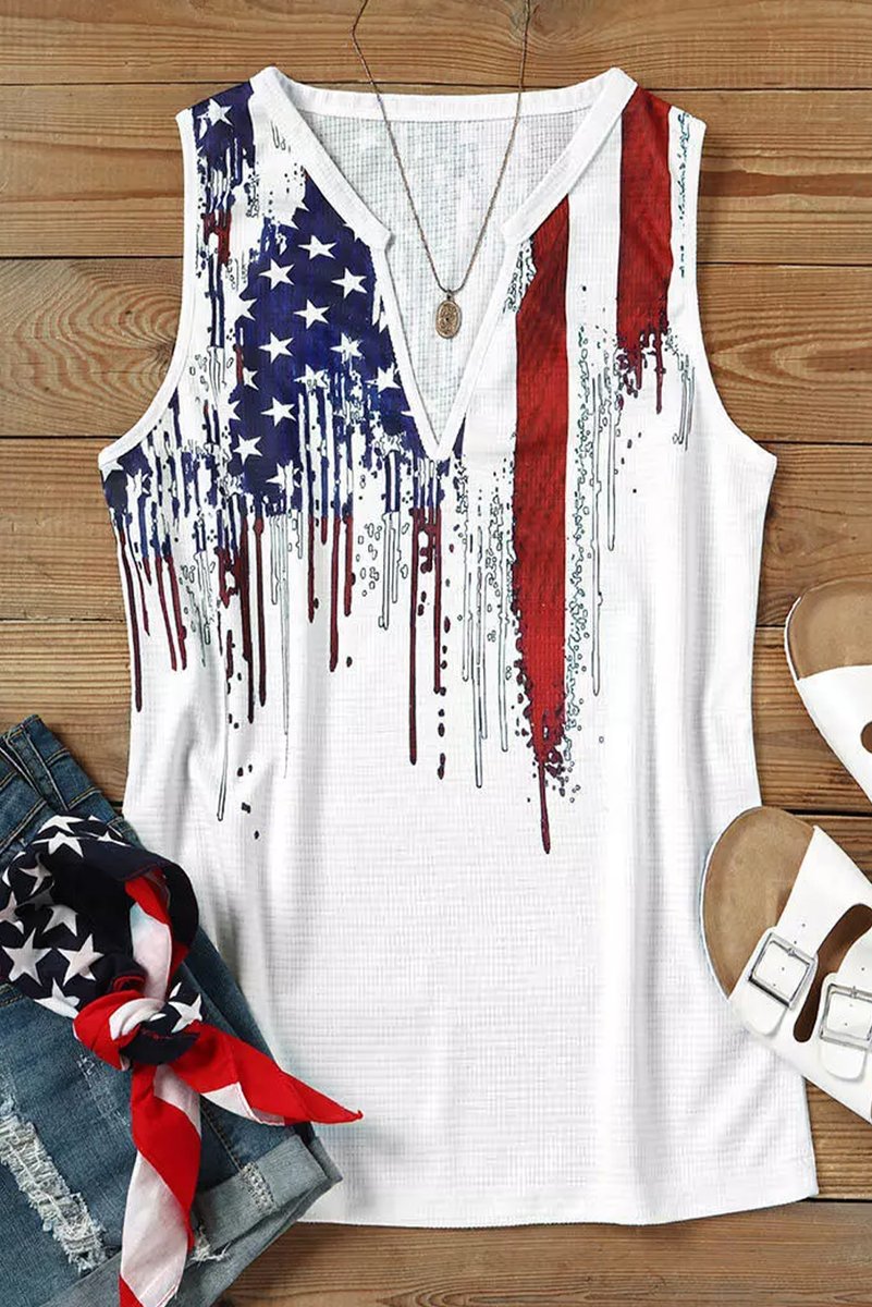 White American Flag Designful Print Notch V Neck Tank Top
$ 3.60
Shop Now>>bit.ly/42QzNqW
#dearlover #wholesale #women #womenclothing #fashion #ootd #trends #top #tee #tshirt #tanktop #graphictee #americanflag