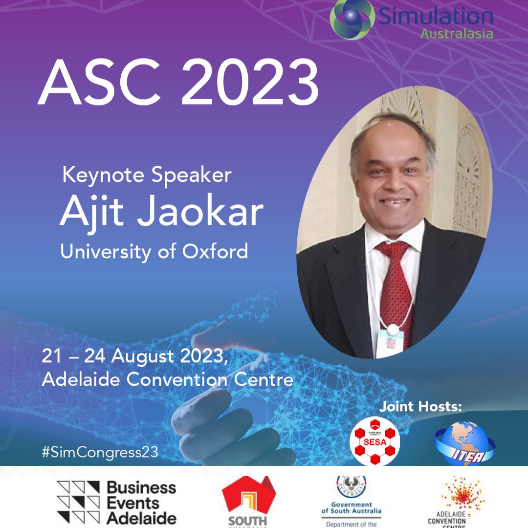 Looking for insights into all thing’s artificial intelligence to Internet of Things? We are pleased to announce the addition of @AjitJaokar as one of our keynote speakers for the ASC 2023! REGISTER TODAY for #SimCongress23: tas.currinda.com/register/event…