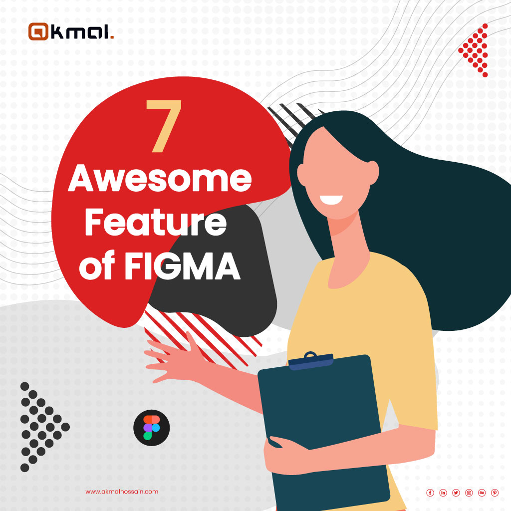 akmalhossain_'s tweet image. 7 Awesome Feature of Figma
Real-Time Collaboration
Cloud-Based Design
Responsive Design
Prototyping and Animation
Design System and Components
Version History and Design History
Developer Handoff
#akmalhossain #DesignRevolution #Collaboration #Prototyping #webdesign #uiux