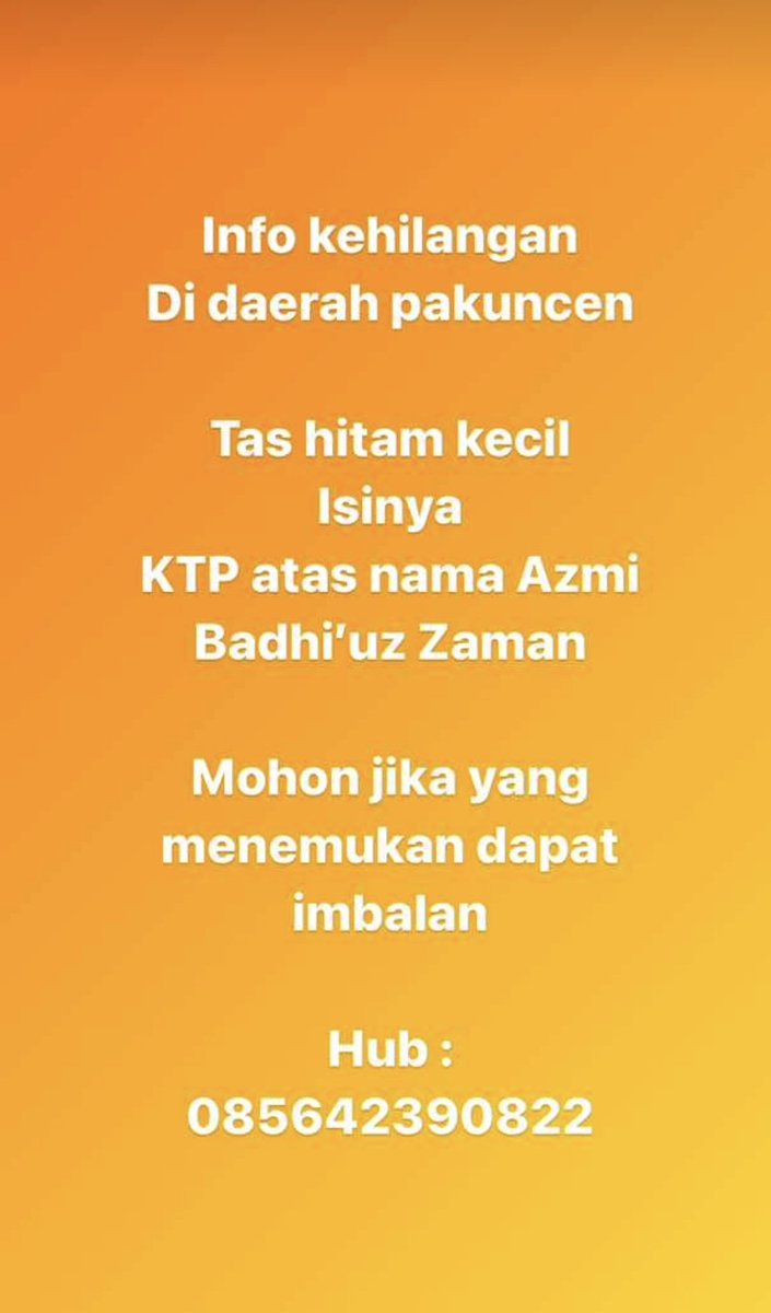 _zaid13's tweet photo. @merapi_uncover mohon bantu dishare ya mas admin 🙏 siapa tau ada yg menemukan, maturnuwun 🙏 https://t.co/Pq1kp832Fn