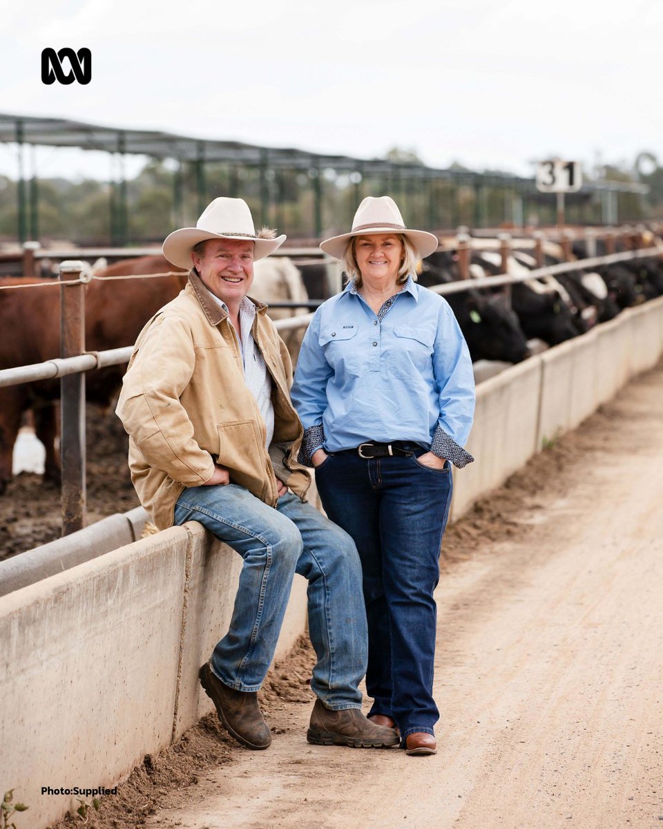 NSW farmers Tess and Andrew Herbert are the 2023 Australian Farmers of the Year. @KondininGroup @gundamaincattle @meatlivestock #ausfarmerawards