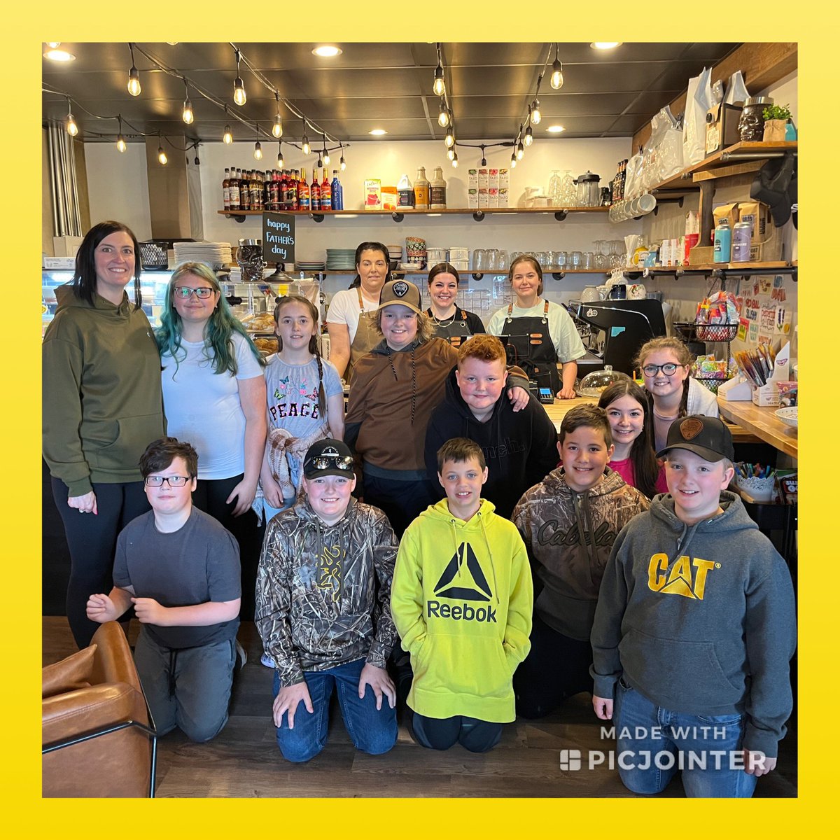 What a wonderful cultural experience we had today for French 5/6. A huge thank you to the staff at La Perle Rare. “Bonjour, Je voudrais… ☕️ 🥯 🥐…Merci!”  😋 🥰 <a href="/LSASharks/">Labrador Straits Academy</a>