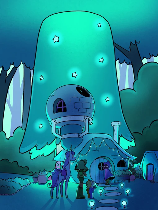 Last 4 Vivi and friends procreate concepts/illustrations