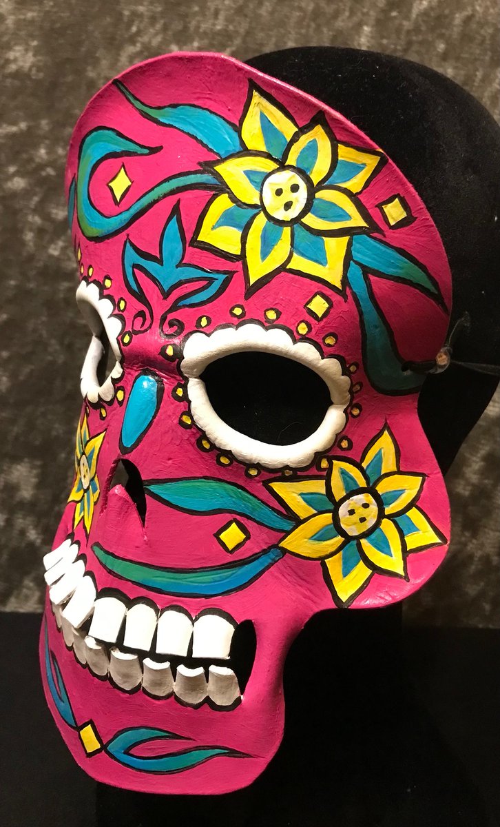 JenMasks's tweet photo. Day of the Dead Skull https://t.co/J8LRcsTrv2