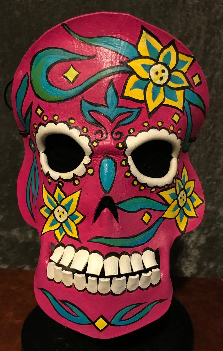 JenMasks's tweet photo. Day of the Dead Skull https://t.co/J8LRcsTrv2