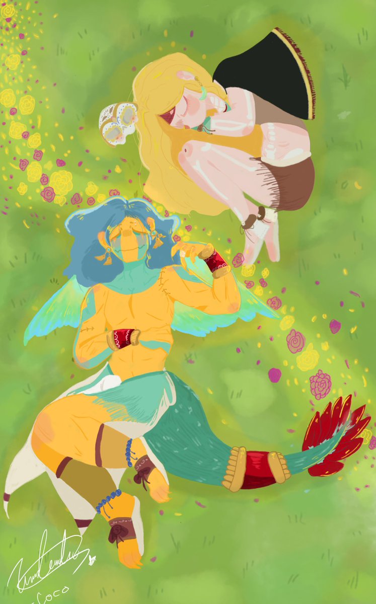 DogguDraws's tweet photo. “She was my everything.. and I lost her”
MY MARRIED BABIES, AHHHH I SWEAR I LOVE IT SM!
#WelcomeHomeAU #AztecAu #welcomehomefanart https://t.co/OcINvg08vD