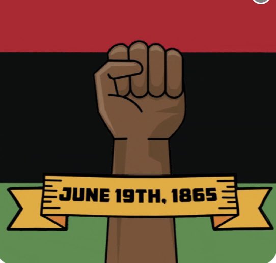 Happy #Juneteenth ✊🏾🖤🤎. 

#BlackLivesMatterEveryday
#Juneteenth2023
#MagicalMonday
#nationalholiday
#StandTogether
Mrs.KSWEENEY 👑💫