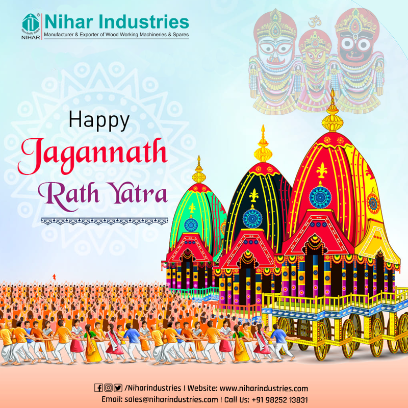 niharindustries's tweet photo. On this special day, let us come together, transcending all barriers, and share the message of universal love and unity. May Rathyatra inspire us to build a harmonious and peaceful society where everyone can thrive. 

#Rathyatra #JagannathRathYatra #FestivalOfChariots https://t.co/gu5kHDHv0Z