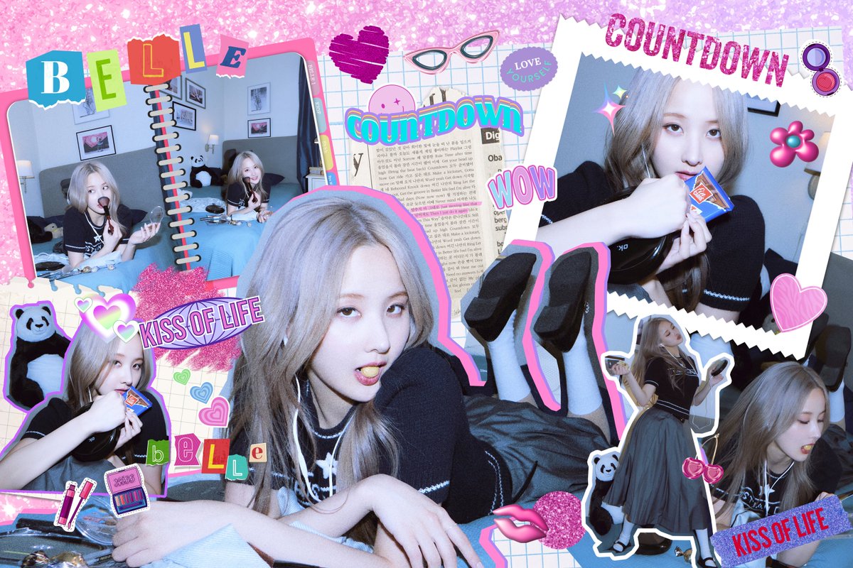 KISSOFLIFE_S2's tweet photo. KISS OF LIFE
1st Mini Album "KISS OF LIFE"

𝑩𝑬𝑳𝑳𝑬 : '𝑪𝒐𝒖𝒏𝒕𝒅𝒐𝒘𝒏'  𝑪𝒐𝒏𝒄𝒆𝒑𝒕 𝑷𝒉𝒐𝒕𝒐

📌2023.07.05 6PM (KST)

#KISSOFLIFE #키스오브라이프 #KIOF
#Countdown #벨 #BELLE https://t.co/J4RUSNv5H4