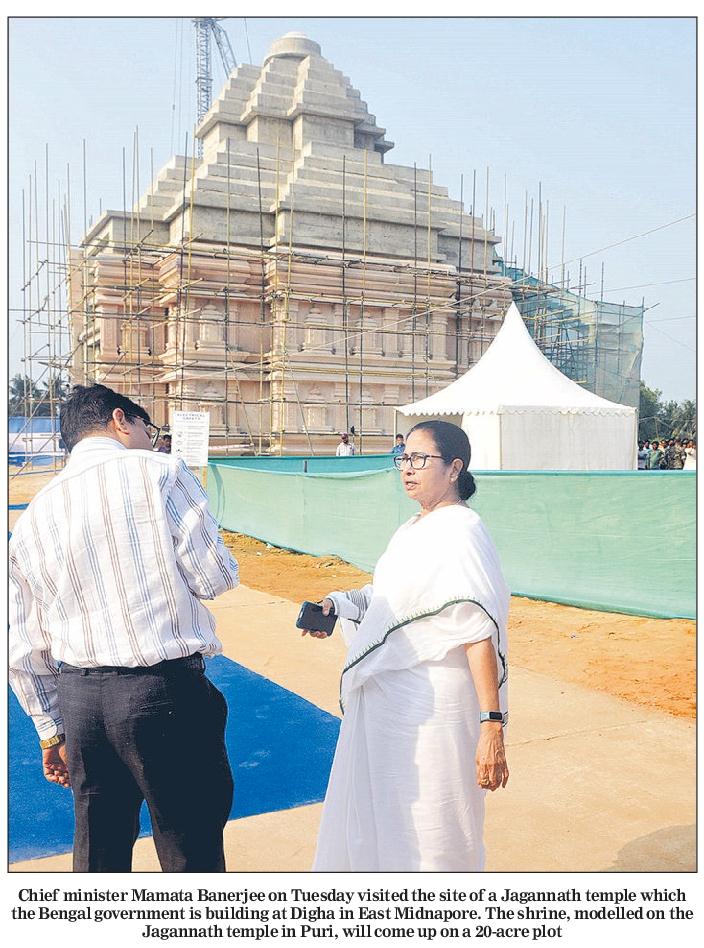 Mamata is constructing huge Lord Jagganath Temple at Digha, West Bengal with Gov Fund as a part of plan of RSS.

Why not Masjid or Church or Buddhist Temple?

Muslims supporting her nothing but fools, stupids and idiots. They fail to realise that She uses them as Vote Bank only