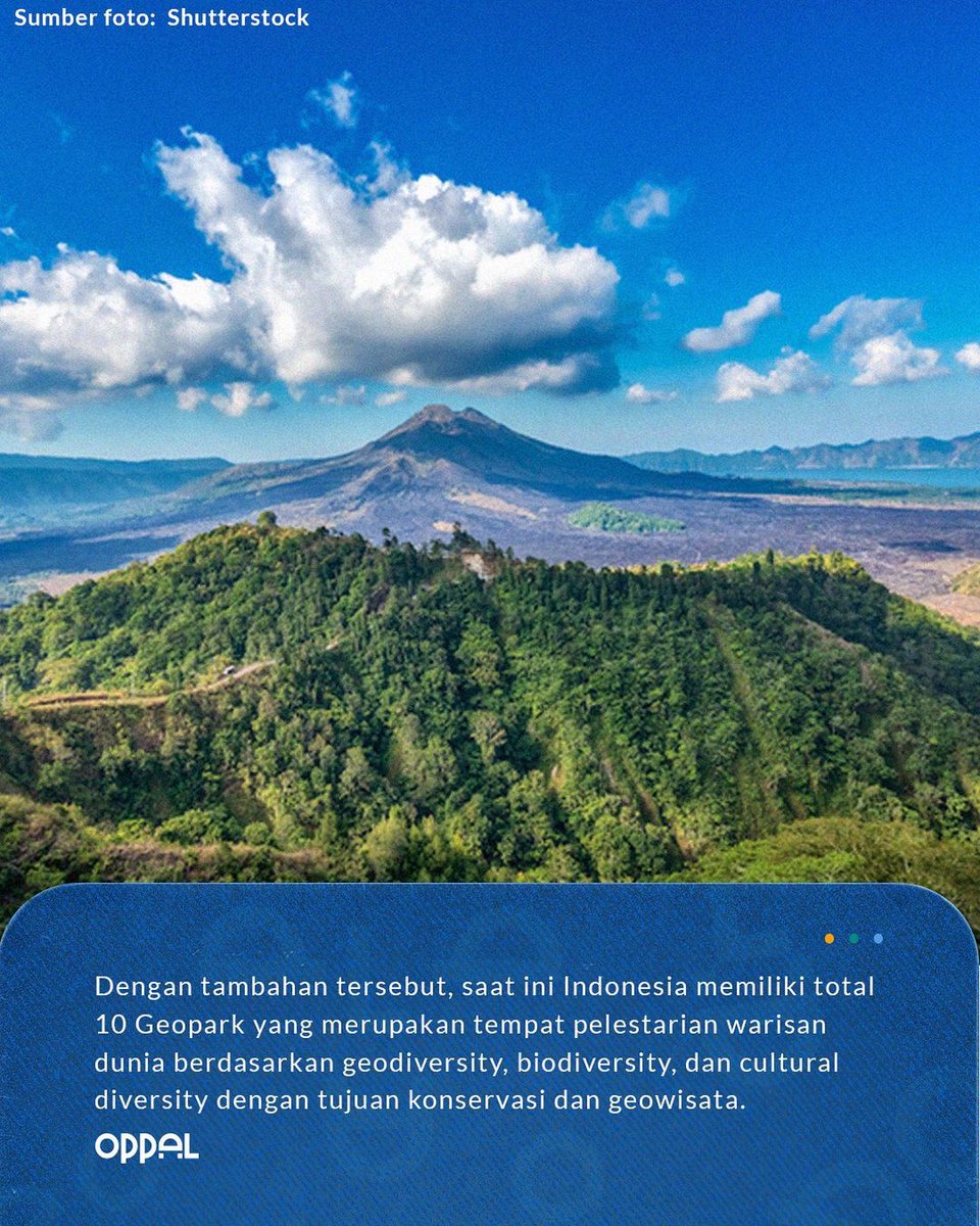 oppal_id's tweet image. Kamu tahu enggak sih gengs, ternyata ada 4 Geopark di Indonesia yang baru aja resmi ditetapkan ke dalam jaringan UNESCO Global Geoparks, lho!

Kira-kira apa aja ya? Cek, informasinya di atas yuk!🤩👆🏼

#oppal #geoparkindonesia #geoparknasional #unescoglobalgeoparks