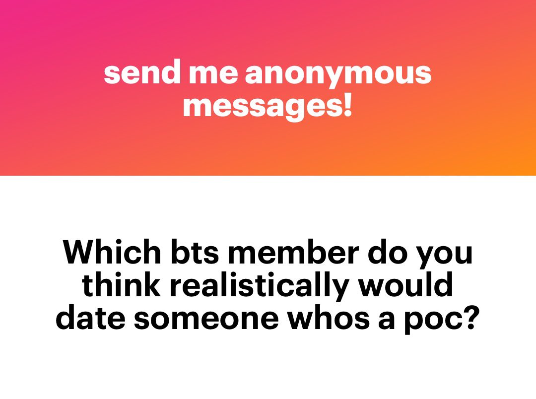 all of them ??/?// my tummy. bts is poc themselves so they most likely will date someone who is also poc 😭