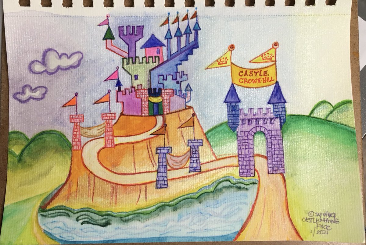 I made a Cinderella Castle in a Fractured Fairytale Style. #JayWard