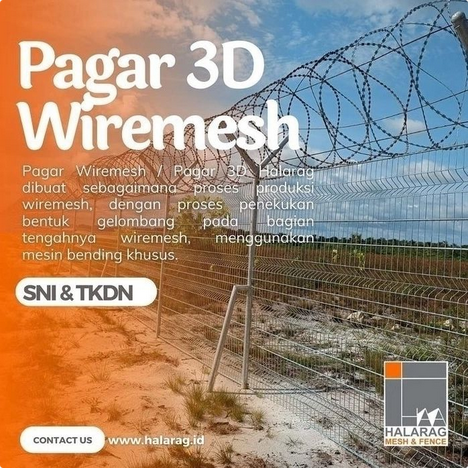 MegaHalarag's tweet image. Pagar Wiremesh/Pagar 3D untuk Pagar bandara, Pagar pelabuhan, Pagar pabrik, Pagar jalan tol, Pagar perumahan dan lain lain.

Tunggu apalagi buruan dipesan ke 08119920524

#pagarwiremesh #pagar3d #pagarbandara #pagarbrc #pagarrumah #pagarminimalis #pagar