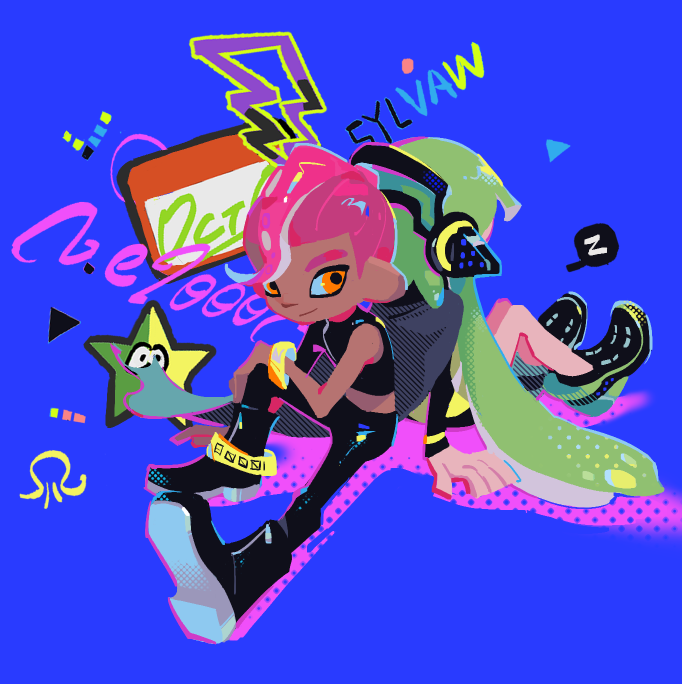 #Splatoon2 🟡🔴⚫️🔵