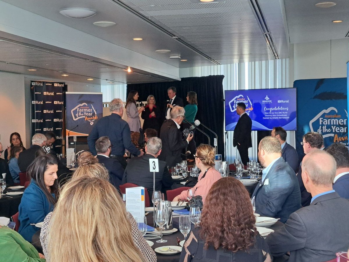 CharlieAves's tweet photo. Celebrating Australian Ag at Parliament house for the @ausfarmerawards. Congratulations to today's winners! @gundamaincattle @Jacks_Chat @RothOrchard https://t.co/UEFcDiprMF