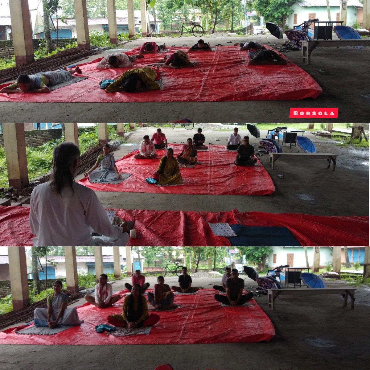 yoga_land's tweet photo. 🧘योग कीजिए, निरोग रहिए🧎🏻‍♂️

#IYD2023
#HealthForAll 
 #प्रोटोकॉल_के_अनुसार_योगाभ्यास 
#fitnessmotivation
#SwasthaBharat
--🧘‍♀️🧘‍♂️--💐
Assam #Sonitpur yog Shivir

Yog Mitra... #Ripon Manju #Pallabi Barnali #Dulumoni ji  and  #Gobinda Khatiwara ji

Date...20.06.2023---------------🧘‍♀️🧘‍♂️ https://t.co/KtQqX2Bkn1