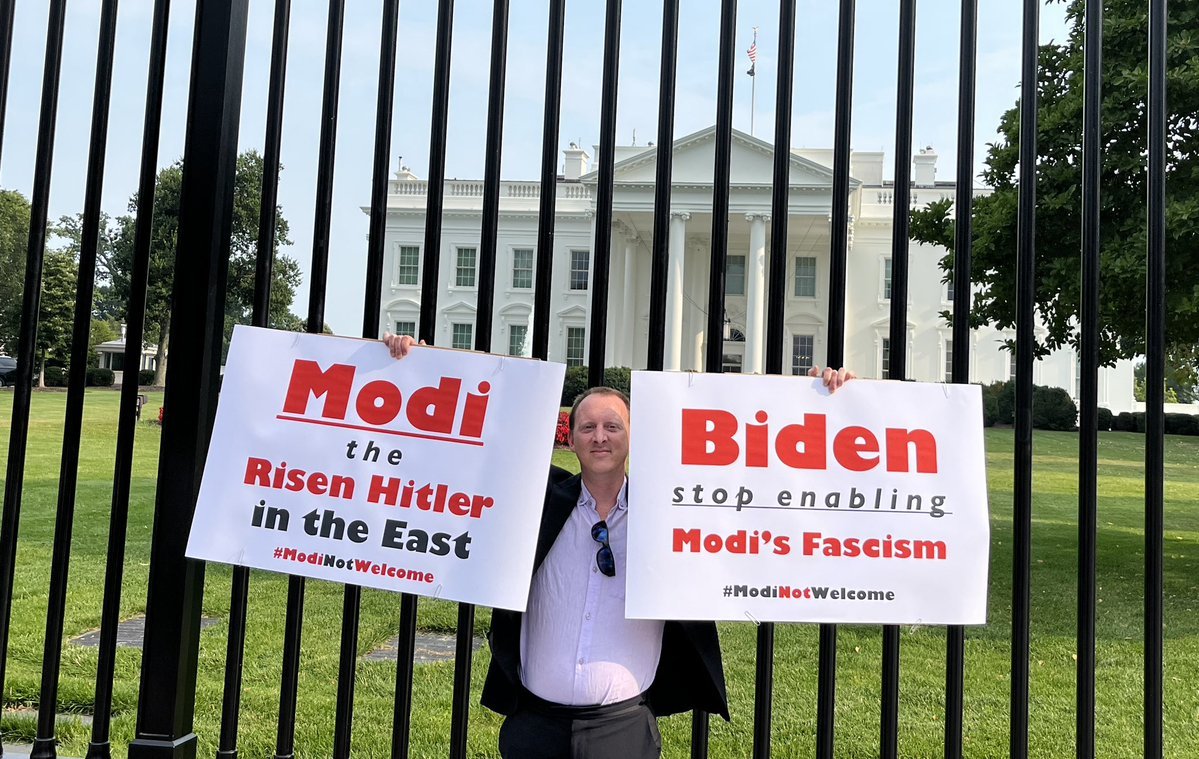 Raj11662's tweet photo. Hey USA, #Modi is denied for Visa which is lifted only for #PMOfIndia mandated by #WePeople of India.
#ModiUSVisit is not for Modi its for #India
Enjoy Trending in USA #ModiNotWelcome & Enjoy Trending in India #BanAdipurushMovie ! https://t.co/ZuJhPXLmWU