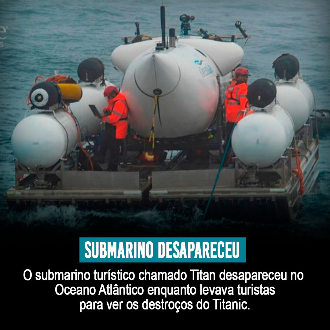 MasterWNews's tweet image. O submarino turístico chamado Titan desapareceu no 
Oceano Atlântico enquanto levava turistas
 para ver os destroços do Titanic.
 masterwnews.com/40109/

Foto reprodução: oceangateexped
#masternews #Submarino #Titanic #desaparecido #acidentenomar