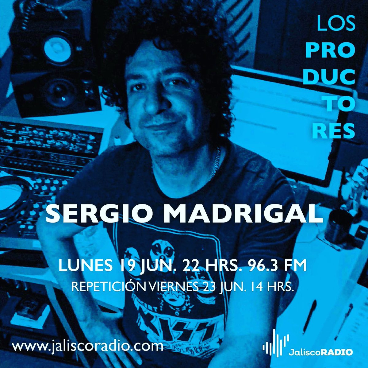 Hoy en punto de las 22 hrs. escucha un nuevo episodio de Los Productores con una charla con el productor Sergio Madrigal. 96.3 FM jaliscoradio.com y el viernes a las 14 hrs. repetición. @guanamor @JaliscoRadio