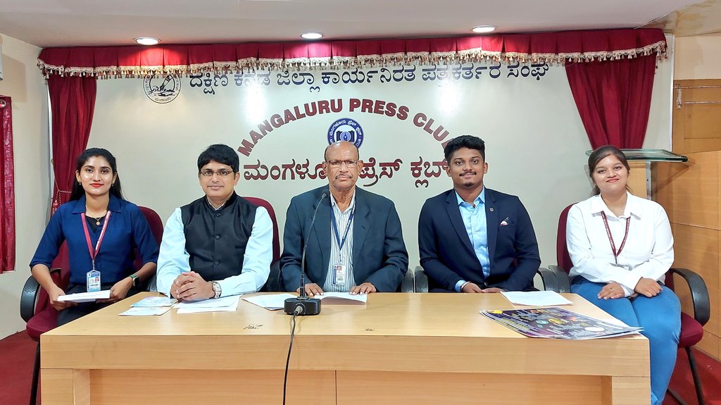 TechYuva's tweet photo. Today we had Press Meet at Mangaluru Press Club on Upcoming National Level Technical, Cultural & Sports Fest "Tech Yuva-23" & "Kalaspandana-23".
#TechYuva #TechYuva23 #TechFest #Kalaspandana #Kalaspandana23 #Mangaluru #Mangalore #SUIET #SrinivasUniversity #SUCET #TechYuvaSrinivas https://t.co/idpsEQm3Mh