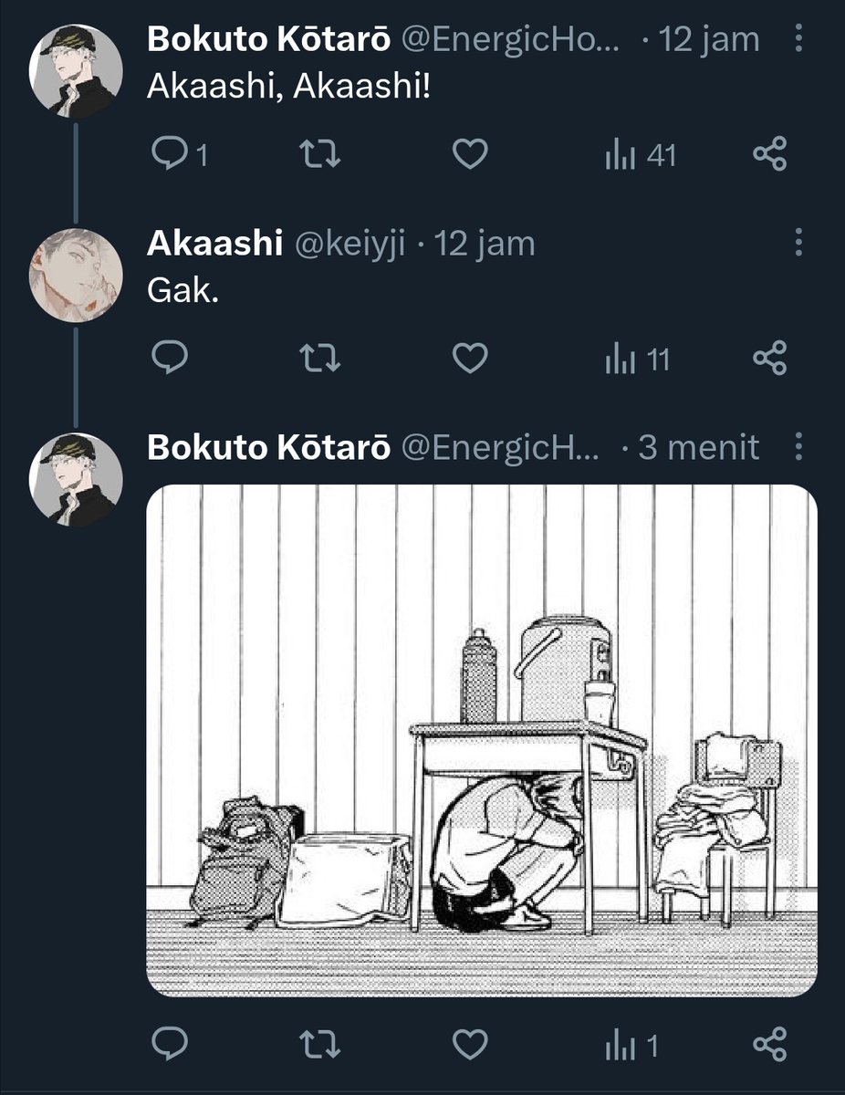 Wn. Sedang menertawakan ini 🤣